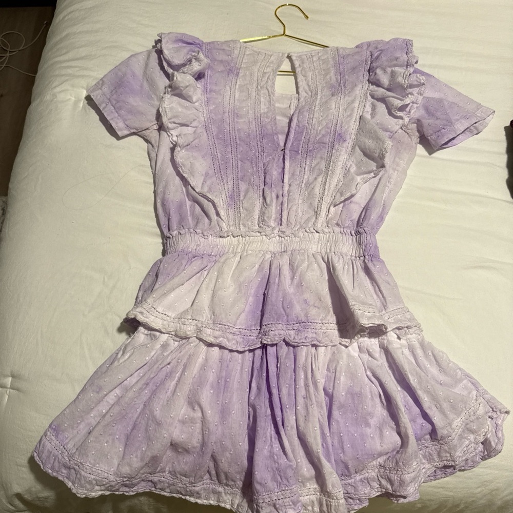LoveShackFancy Lilac Lace Dress - Picture 3 of 4